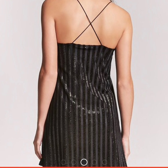 forever 21 metallic dress